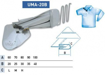 Приспособление UMA-20 100-40 мм M